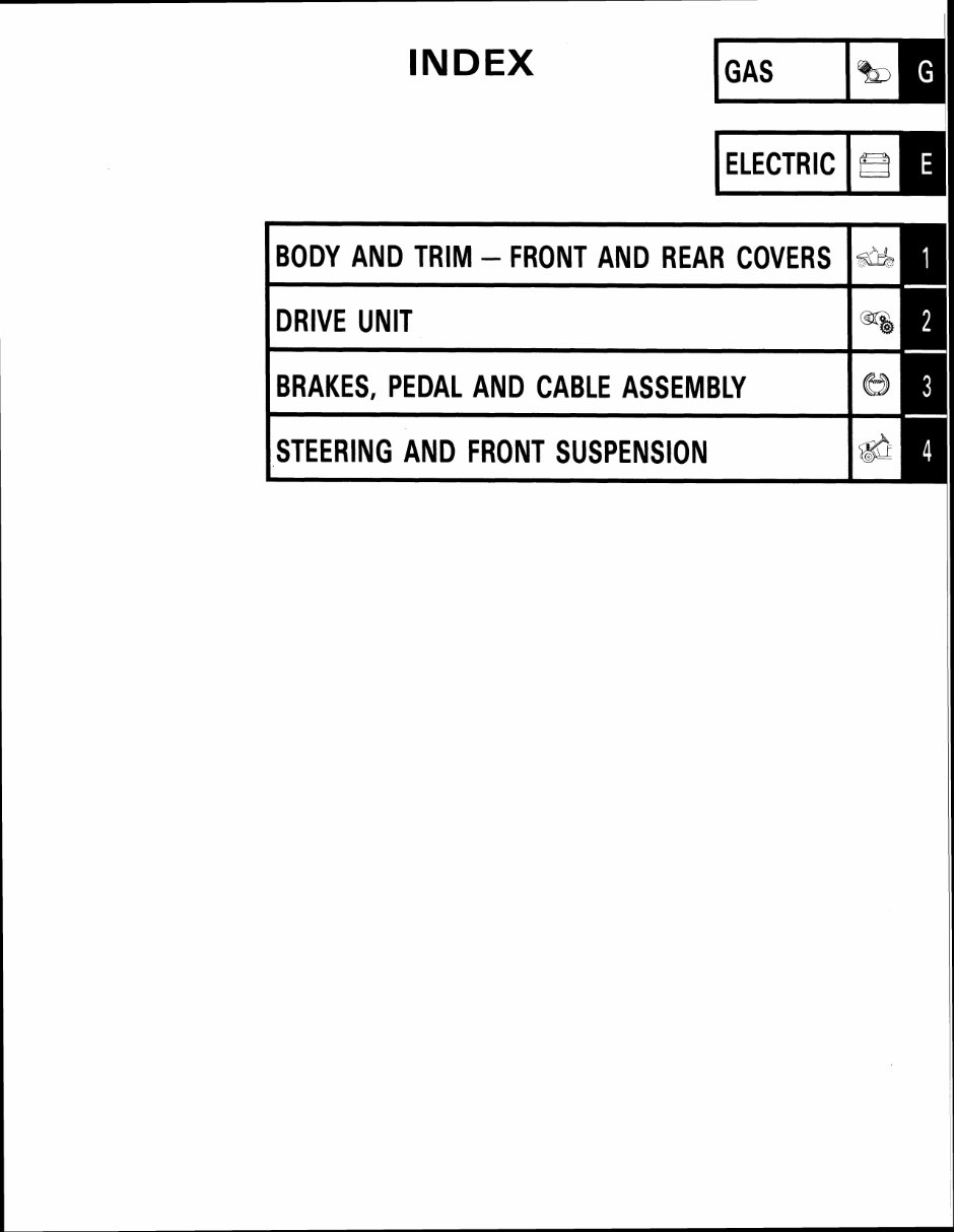 1981-1992 Club Car DS Gasoline Electric Car Illustrated Parts List preview img 7