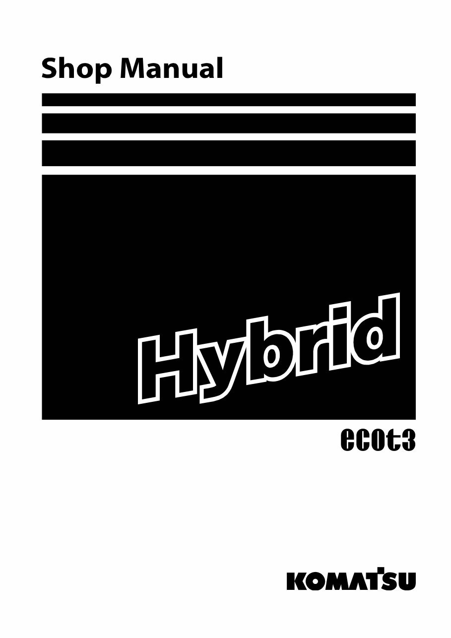 Komatsu HB205-1, HB215LC-1 Hydraulic Excavator Service Repair Workshop Manual (1001 and up) preview img 1