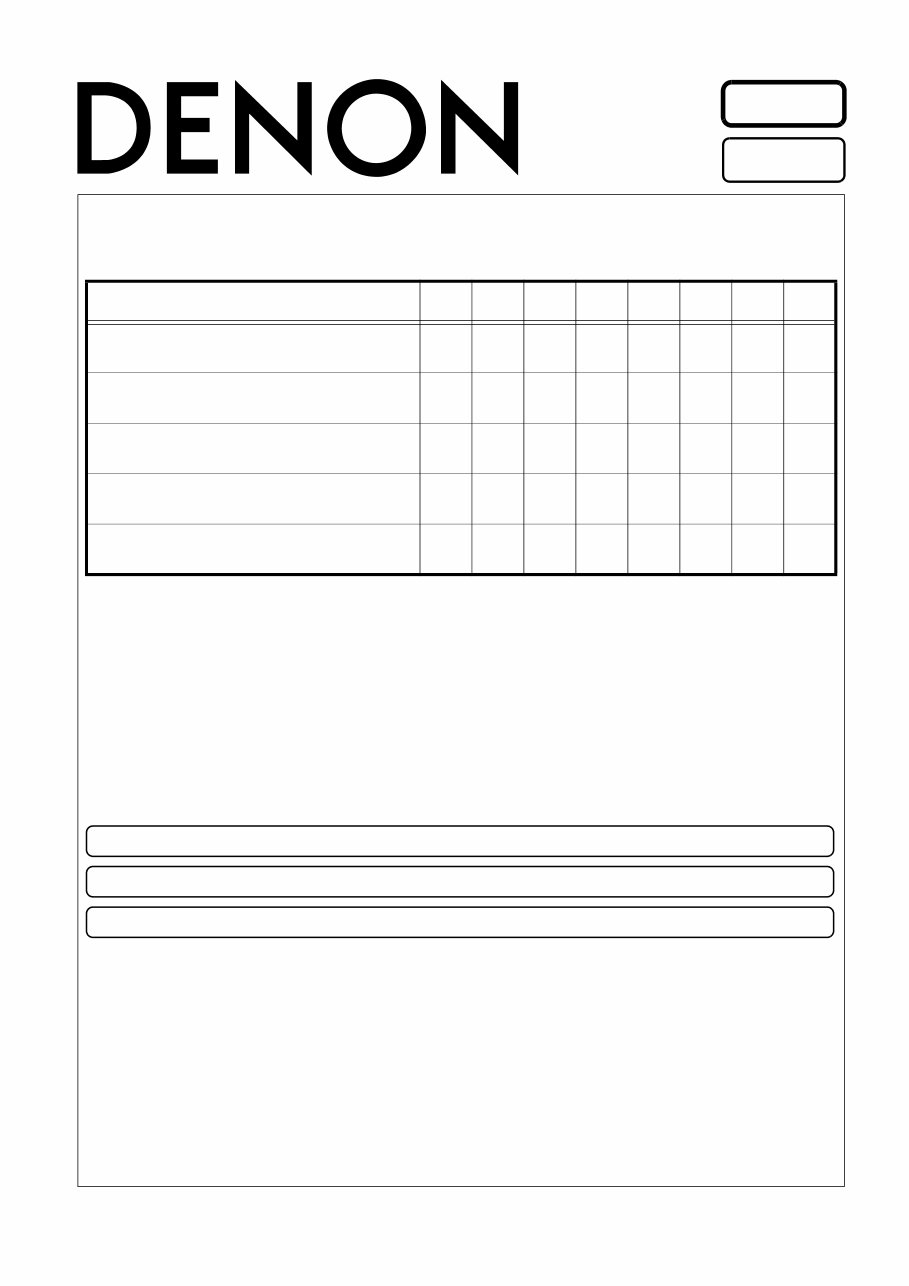 Denon AVR-1910 1620 1610 790 590 Service Manual & Repair Guide preview img 1