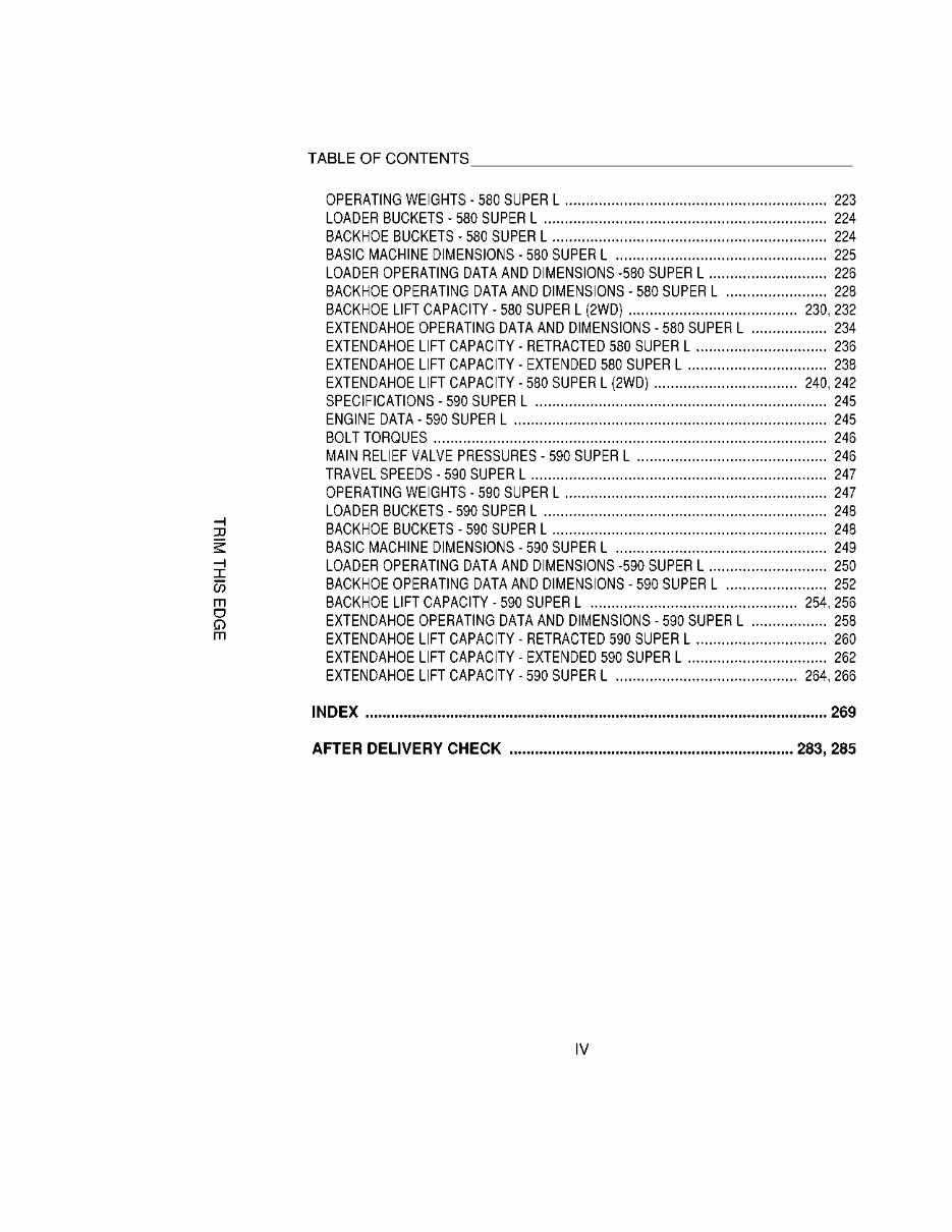 Case 580L, 580L Turbo, 580 Super L, 590 Super L Series 2 Loader Backhoe Operators Instruction Manual - IMPROVED - preview img 9