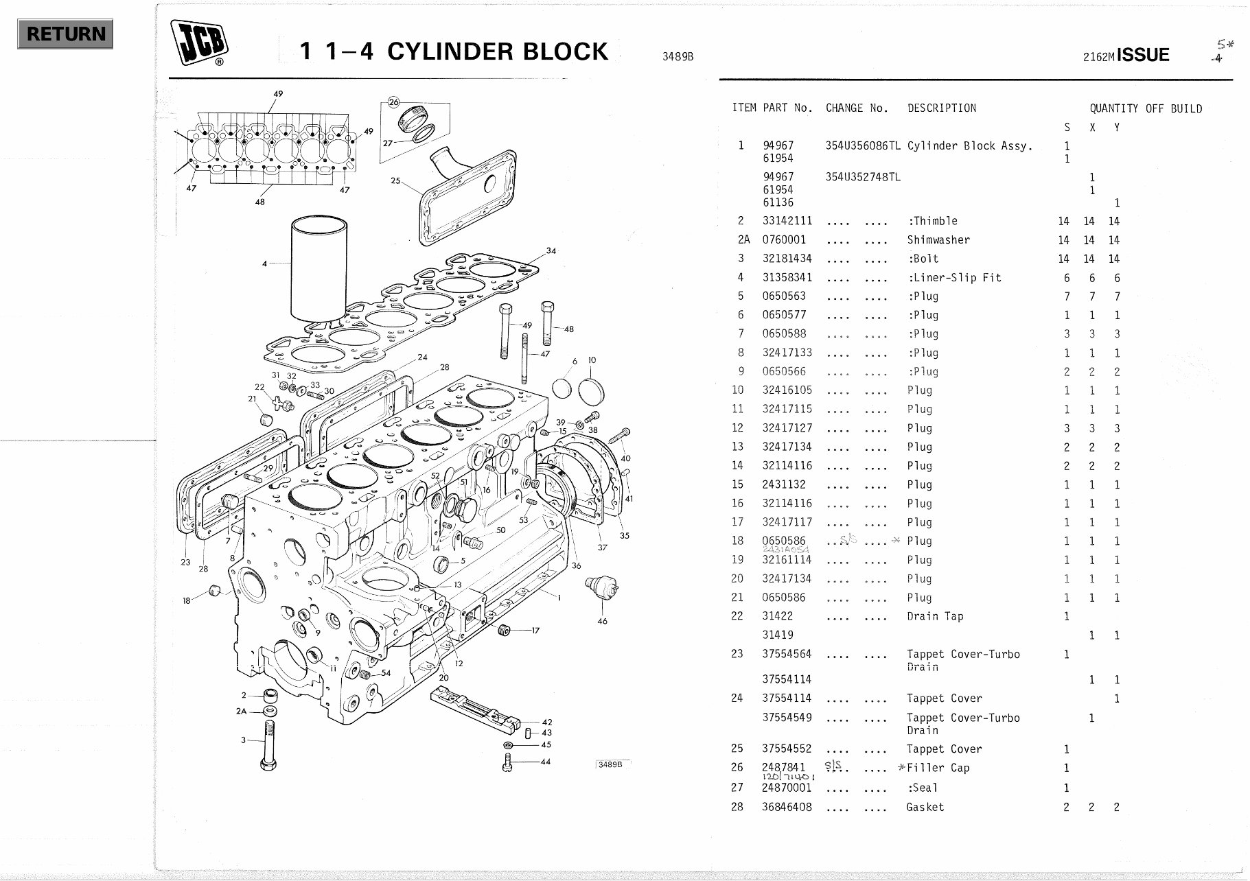 Perkins Engine T6.354 Series Parts Catalogue Manual preview img 1