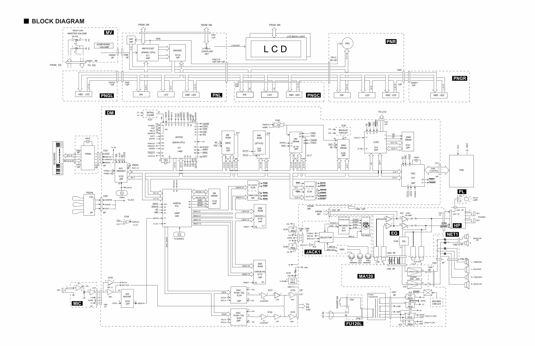 Yamaha cvp600 cvp-600 complete cvp service manual preview img 6