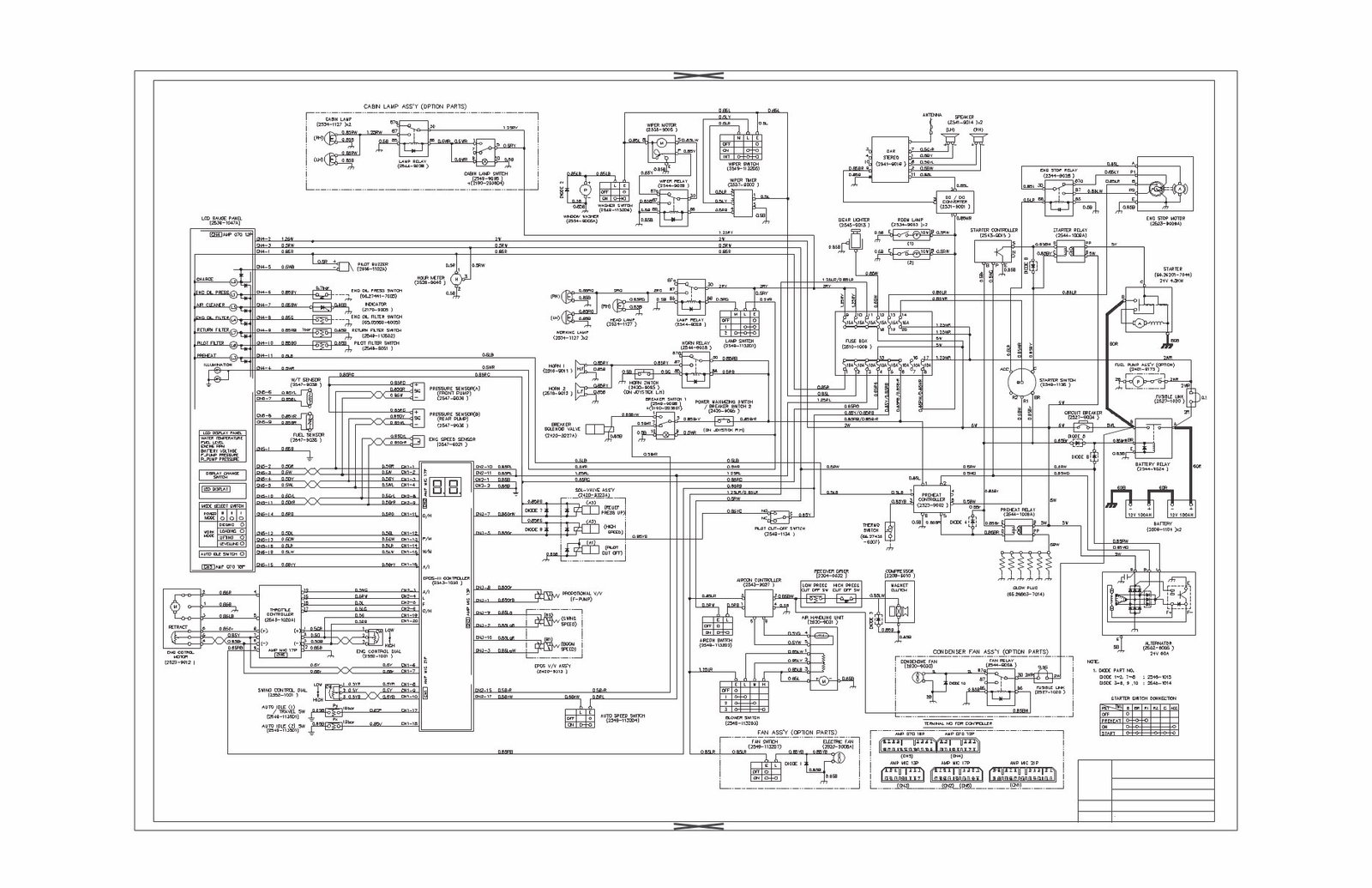 Daewoo Doosan III Series Electrical Hydraulic Schematic Manual-COLLECTION preview img 5