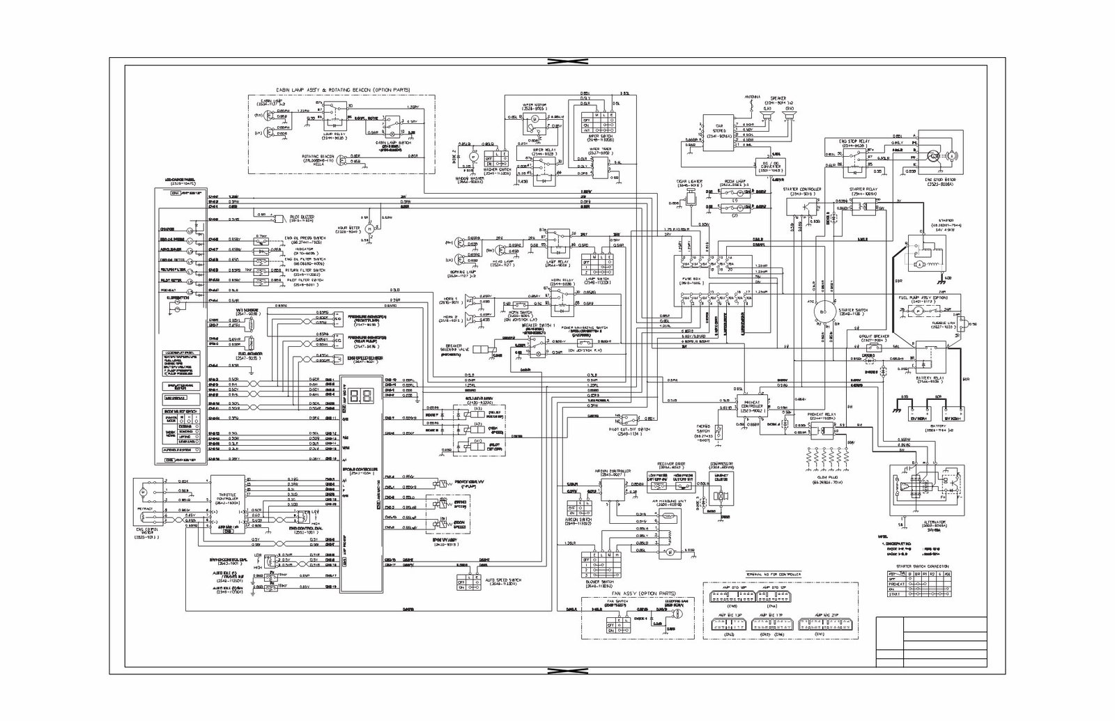 Daewoo Doosan III Series Electrical Hydraulic Schematic Manual-COLLECTION preview img 7