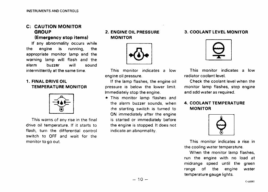 Komatsu GD625A-1 manuals. Shop manual and operation manual preview img 10