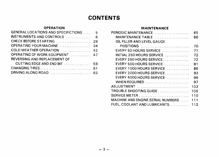 Komatsu GD625A-1 manuals. Shop manual and operation manual preview img 4