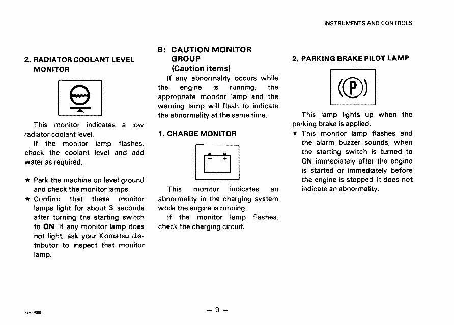 Komatsu GD625A-1 manuals. Shop manual and operation manual preview img 9