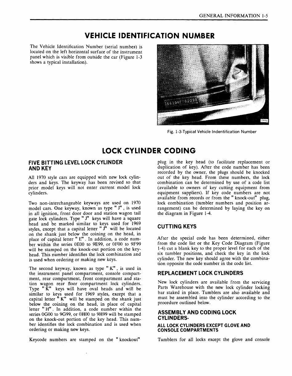 1970 Fisher Body Service manual preview img 7