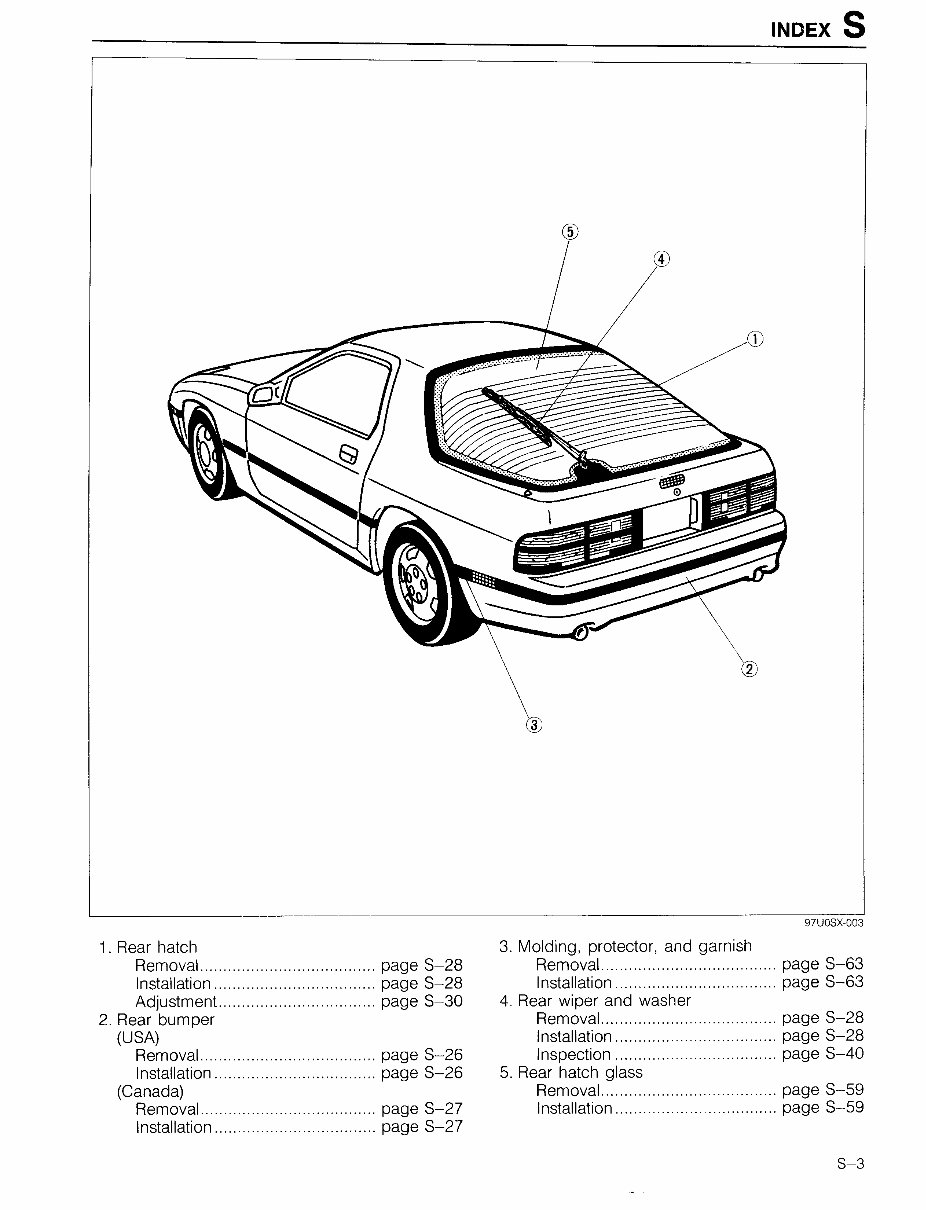 1986-1991 Mazda RX-7 FC Series 4 &5 Service & Repair Manual preview img 3