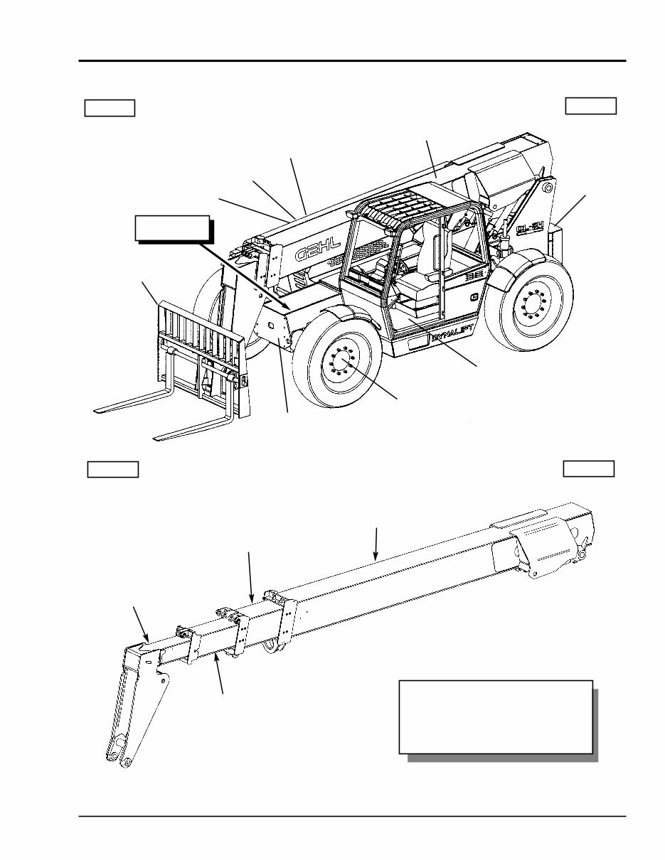 GEHL DL Series Dynalift DL6 / DL8 / DL10 / DL12 Telescopic Handlers Parts Manual preview img 3