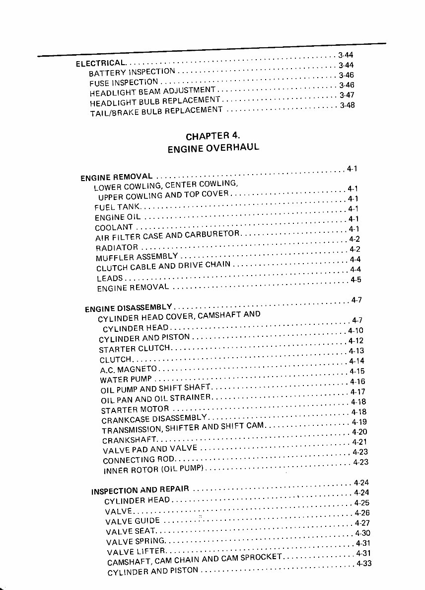 1986-1994 Yamaha FZR400 Service & Repair Manual preview img 3
