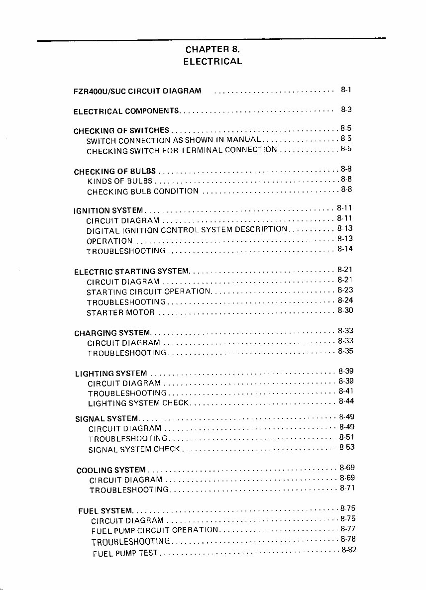 1986-1994 Yamaha FZR400 Service & Repair Manual preview img 7