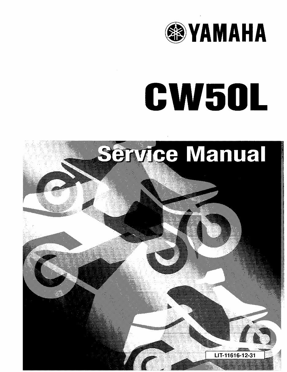 1999-2002 Yamaha Zuma CW50 Service & Repair Manual preview img 1