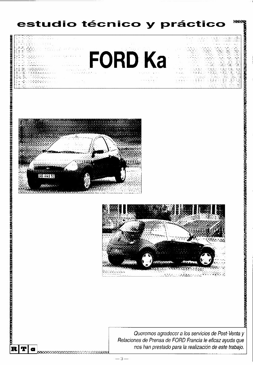1997-2007 Ford Ka Service & Repair Manual (in Spanish) preview img 1