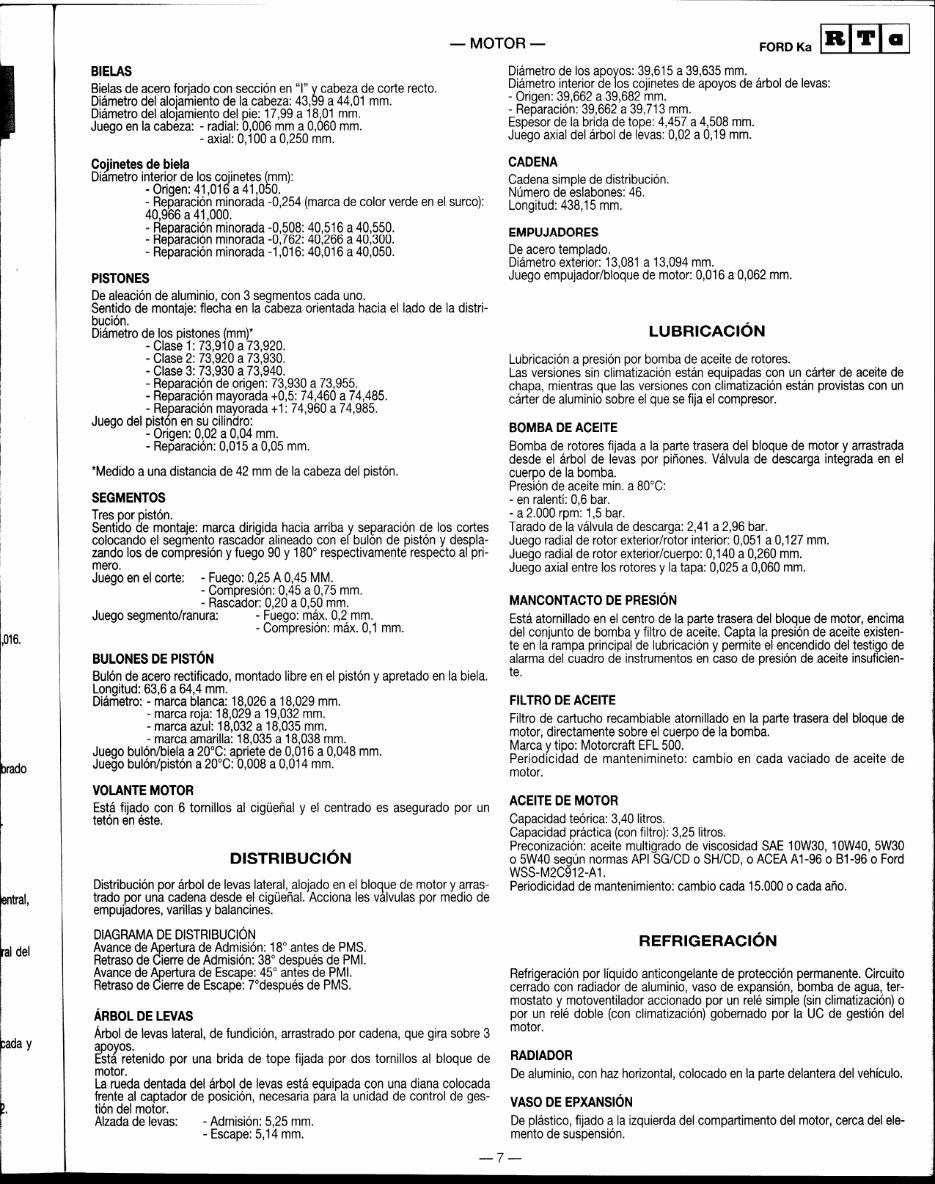 1997-2007 Ford Ka Service & Repair Manual (in Spanish) preview img 5