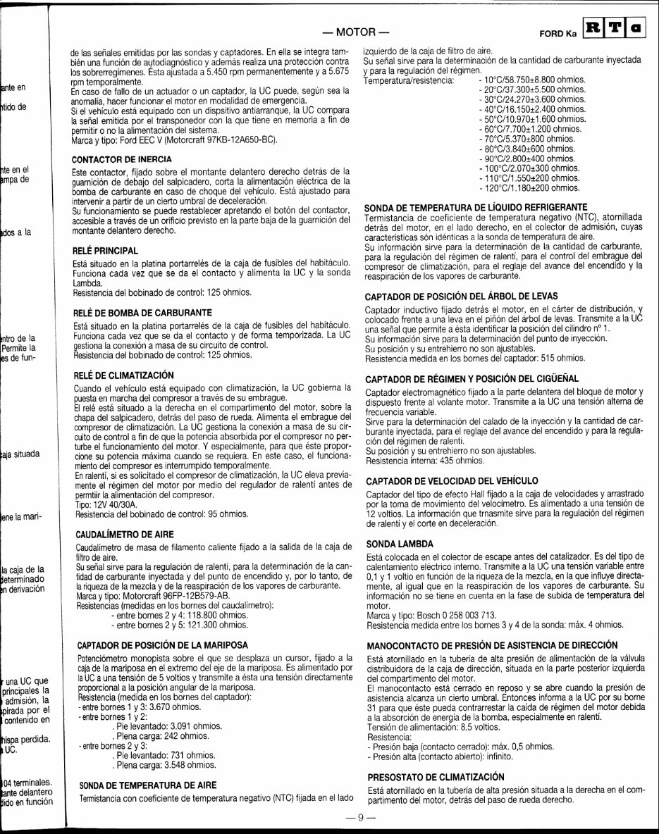 1997-2007 Ford Ka Service & Repair Manual (in Spanish) preview img 7