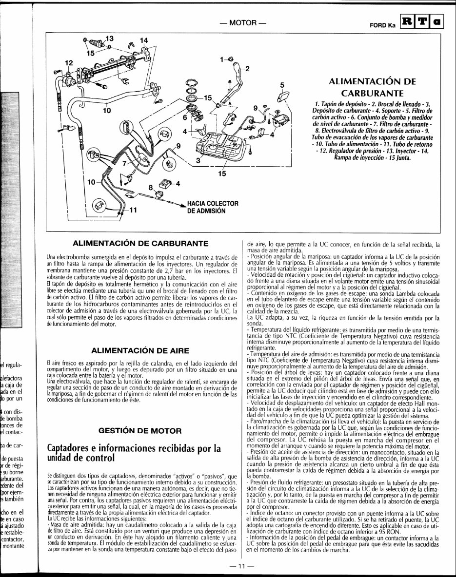1997-2007 Ford Ka Service & Repair Manual (in Spanish) preview img 9