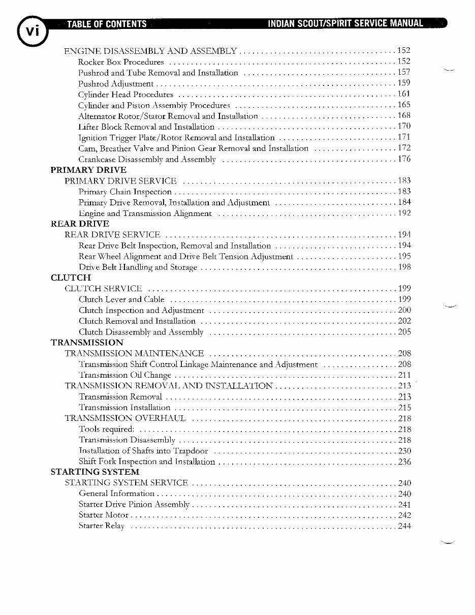 2001-2003 Indian Scout Spirit Service & Repair Manual preview img 4