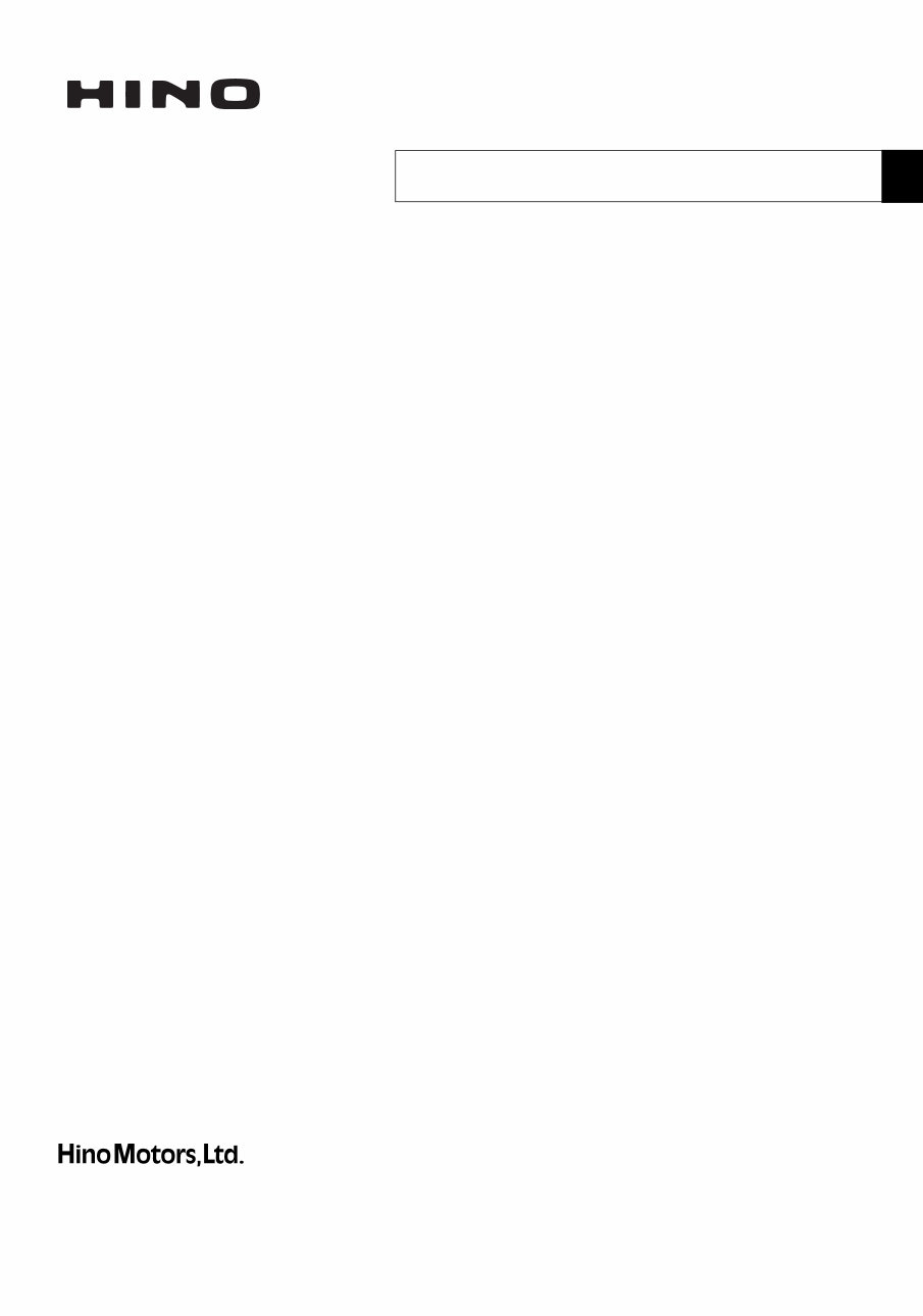 HINO Truck 700 Series Wiring Electrical Diagram Manual preview img 3