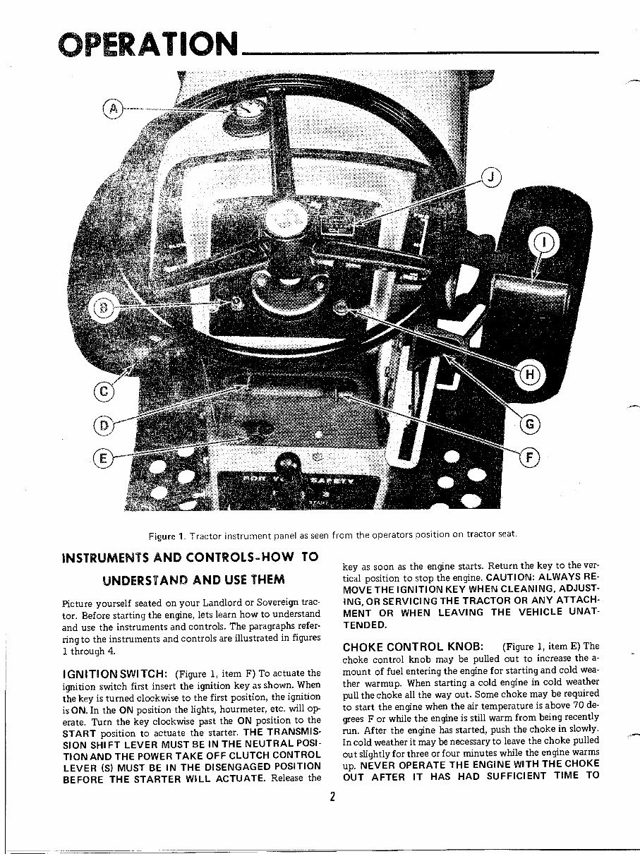 Simplicity 3415S 3410S tractor owners maintenance manual preview img 4