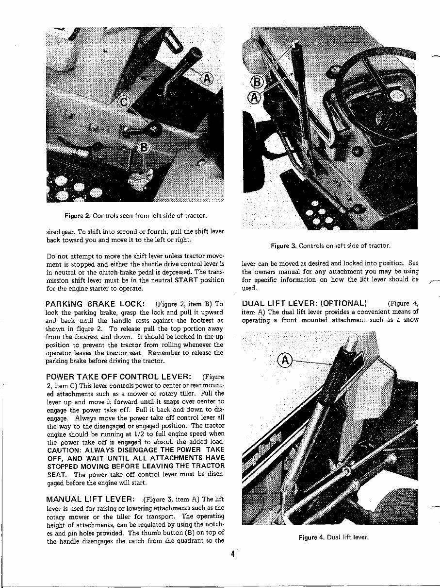 Simplicity 3415S 3410S tractor owners maintenance manual preview img 6