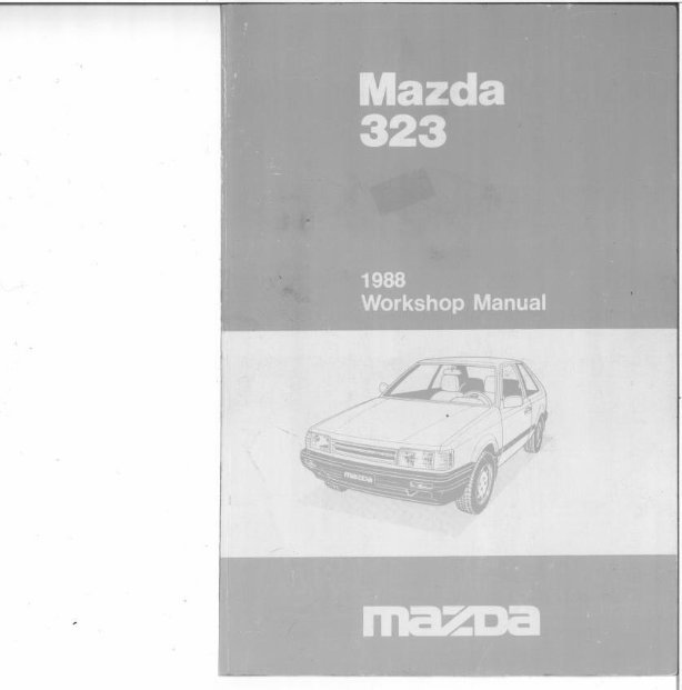 1988-1989 Mazda 323 Turbo Service & Repair Manual preview img 1