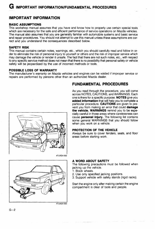 1988-1989 Mazda 323 Turbo Service & Repair Manual preview img 5