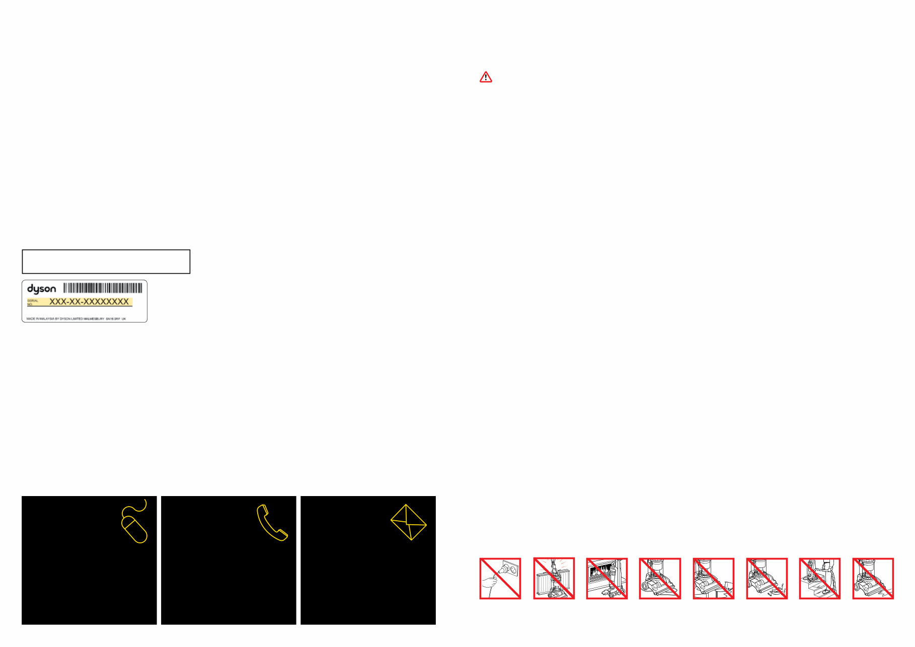DYSON DC33 VACUUM OPERATOR USER OWNER Manual preview img 2