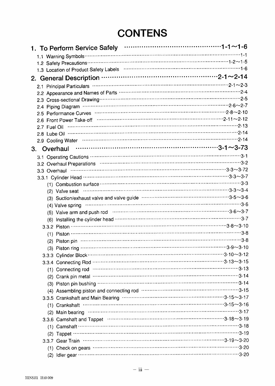 Yanmar Marine Diesel Engine 4JH3-TE, 4JH3-HTE, 4JH3-DTE Workshop Service Repair Manual preview img 4