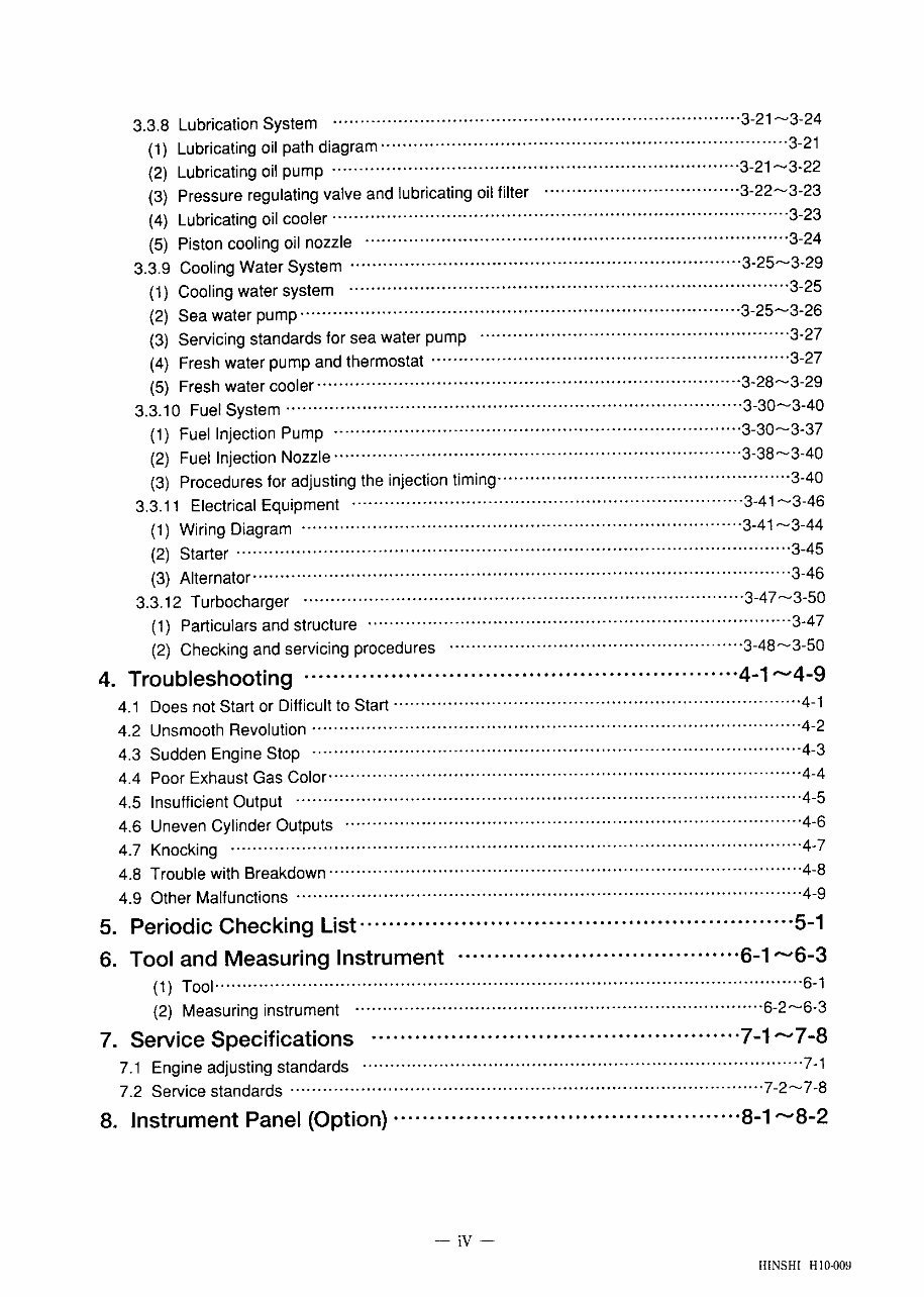 Yanmar Marine Diesel Engine 4JH3-TE, 4JH3-HTE, 4JH3-DTE Workshop Service Repair Manual preview img 5