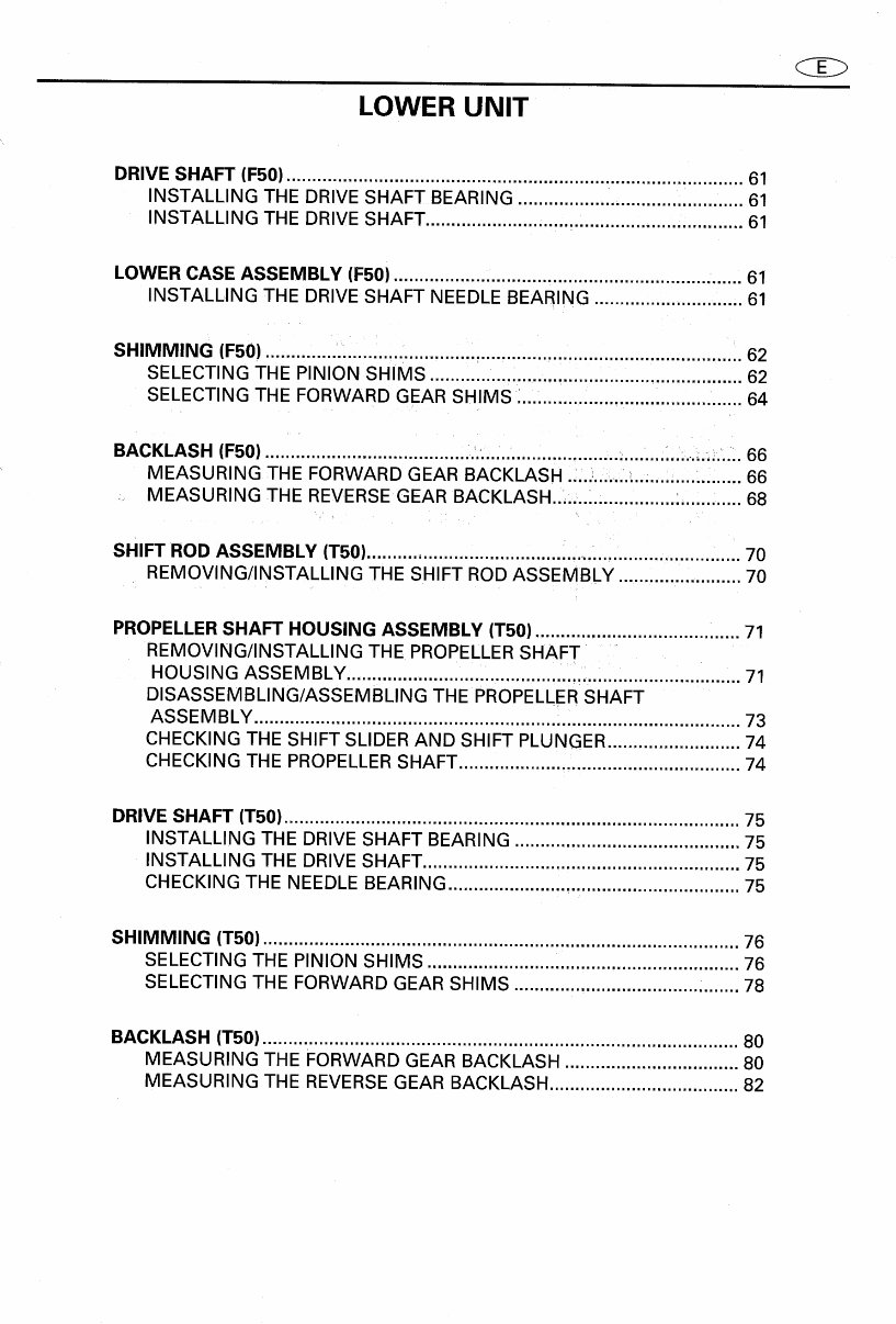2001-2005 Yamaha 50HP 4 Stroke Outboard Repair Manual preview img 9