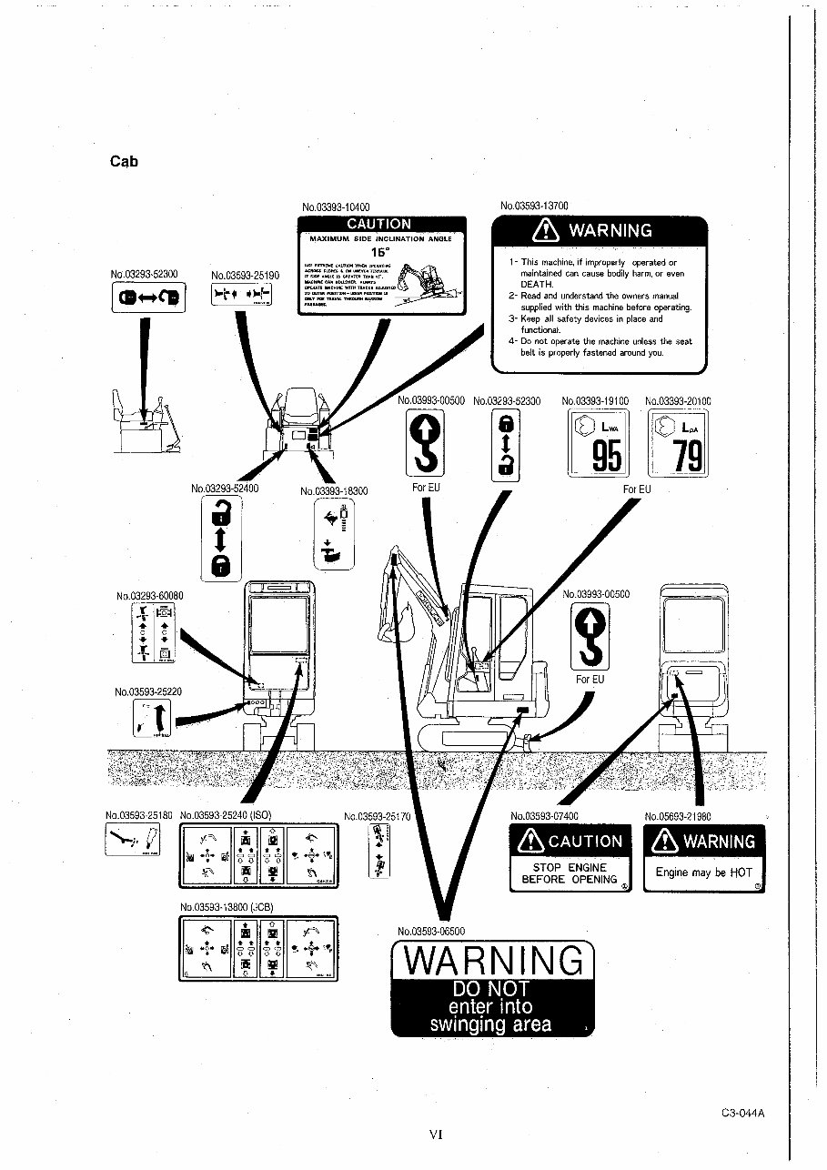 Takeuchi TB015 Compact Excavator Operator Manual 1154619 preview img 7
