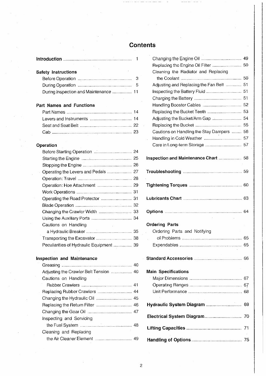 Takeuchi TB015 Compact Excavator Operator Manual 1154619 preview img 9