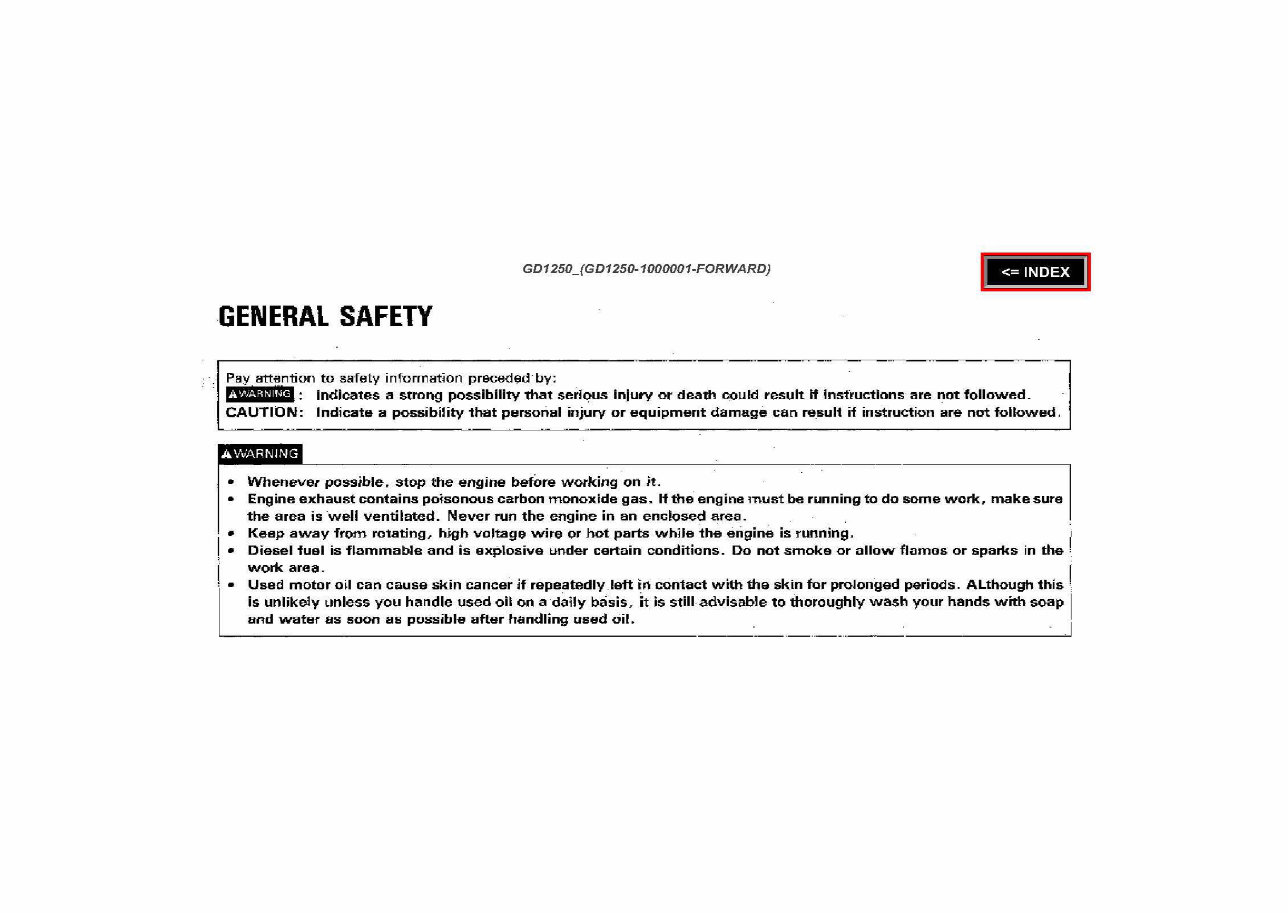 Honda GD1250 Horizontal Shaft Engine Repair Manual preview img 3