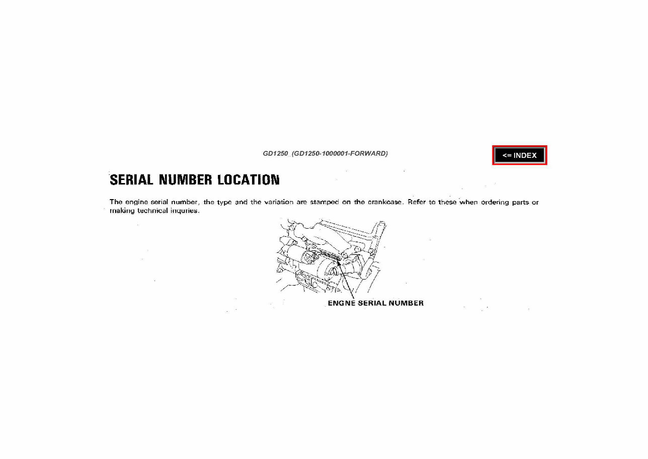 Honda GD1250 Horizontal Shaft Engine Repair Manual preview img 4