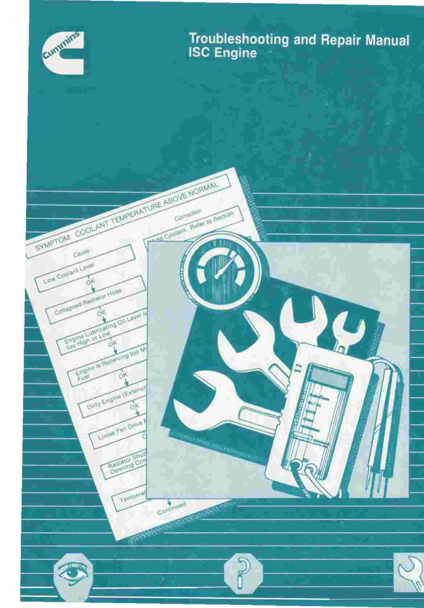 Cummins ISC Series Complete Workshop Service Repair Manual preview img 1