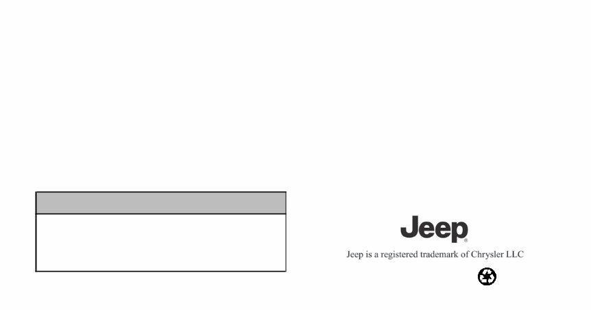 2009 Jeep Liberty Owners Manual preview img 2