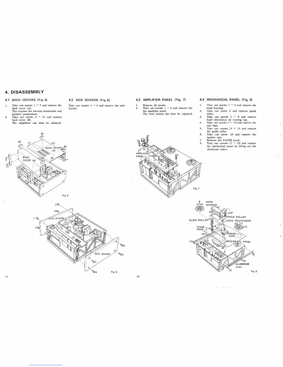 Pioneer RT-1020 L , Reel to Reel , Original Service Manual preview img 10