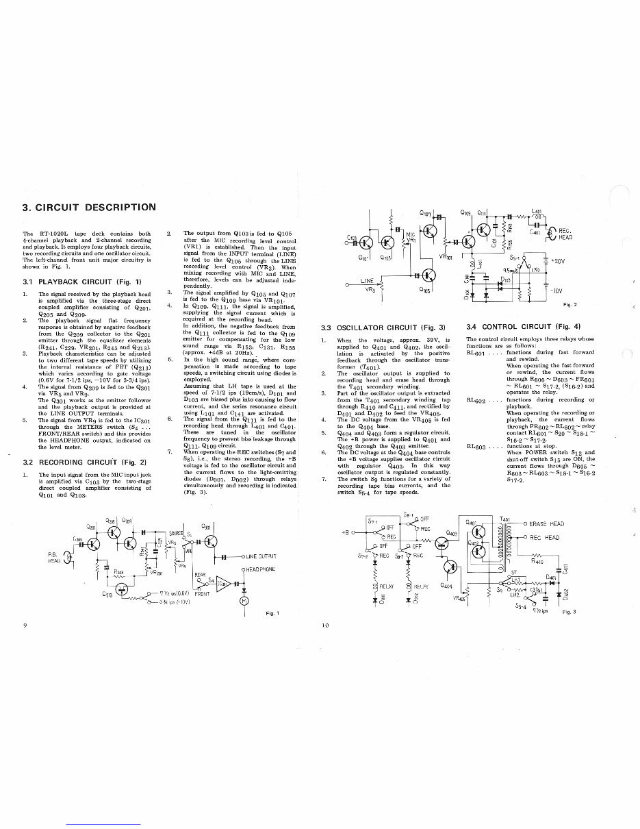 Pioneer RT-1020 L , Reel to Reel , Original Service Manual preview img 8