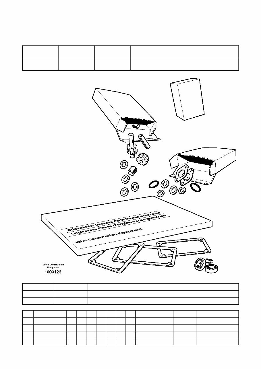 Volvo EC55C Compact Excavator Service Parts Catalogue Manual INSTANT SN: 110001 and up, 120001 and up preview img 3