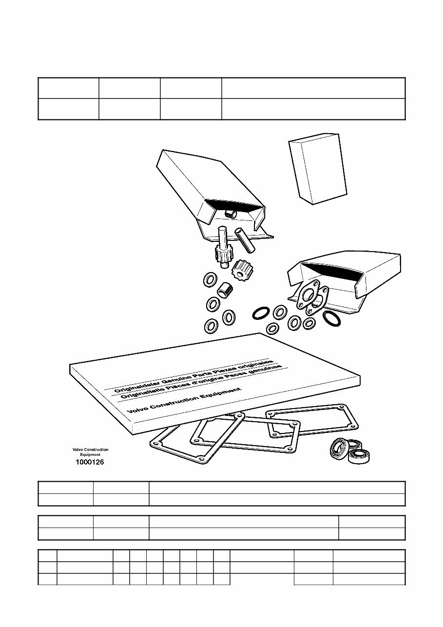 Volvo EC55C Compact Excavator Service Parts Catalogue Manual INSTANT SN: 110001 and up, 120001 and up preview img 5