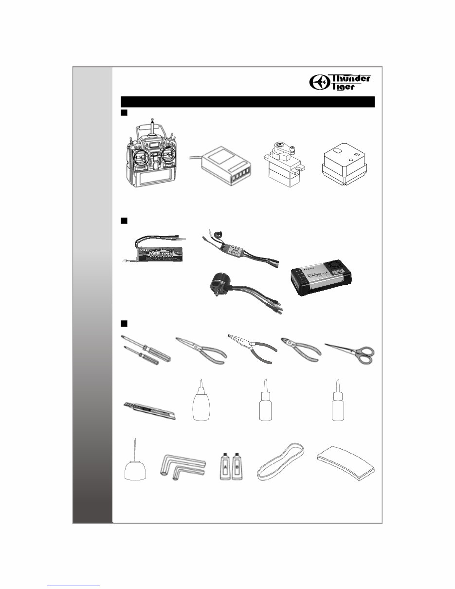 Thunder Tiger Mini Titan E325 Workshop Repair Manual preview img 5