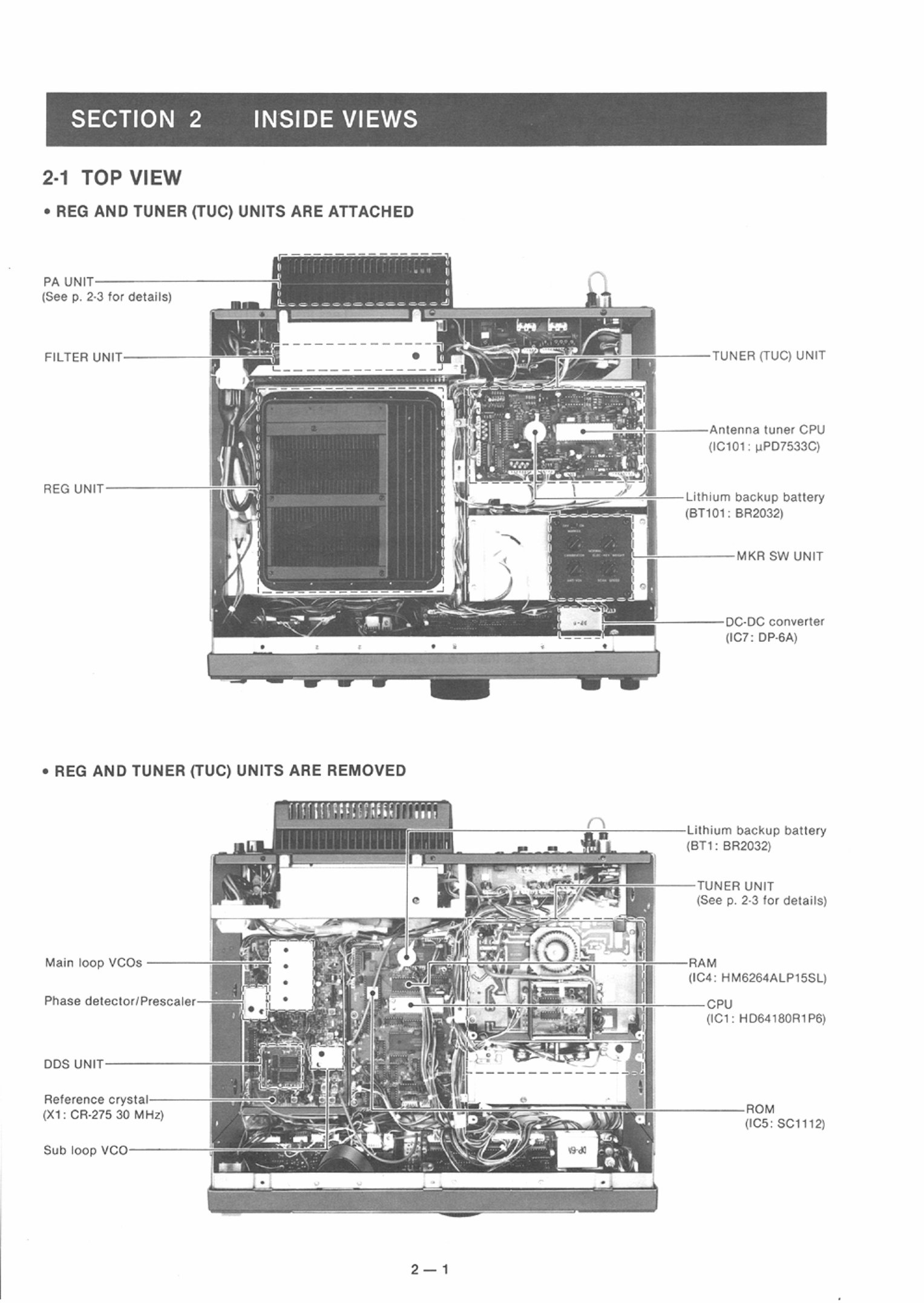 ICOM IC-765 Service Manual preview img 6