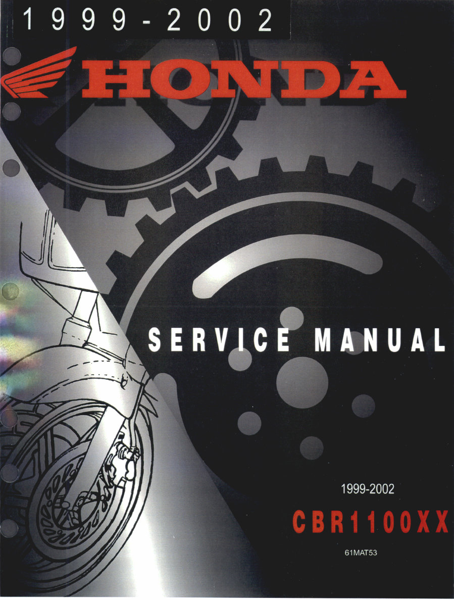 1997-2002 Honda CBR 1100 XX Blackbird Service & Repair Manual preview img 1