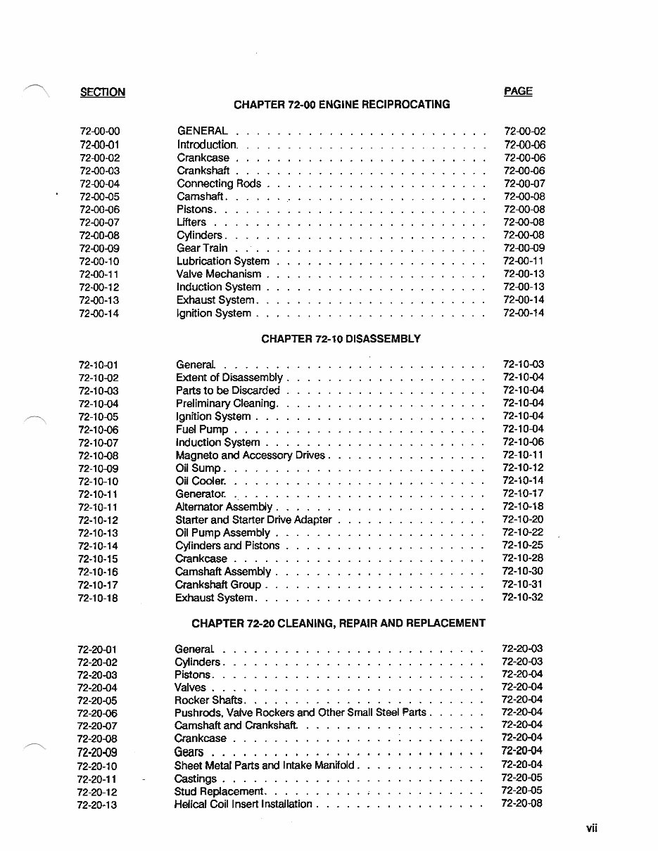Continental Aircraft Engines O 470 K L M Overhaul Manual preview img 7