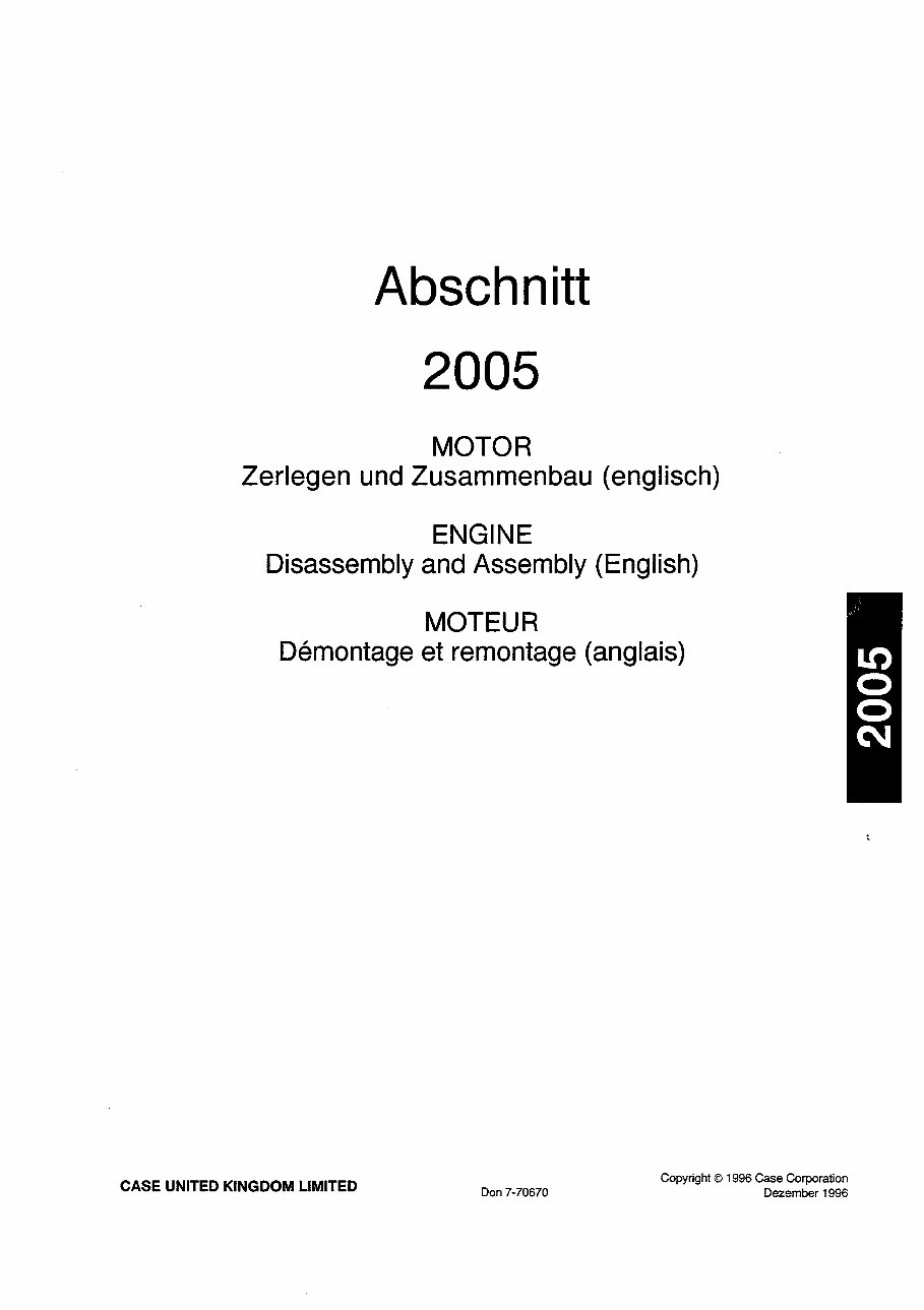 CASE CS100, CS110, CS120, CS130, CS150 Tractors Service Repair Manual - ! preview img 3