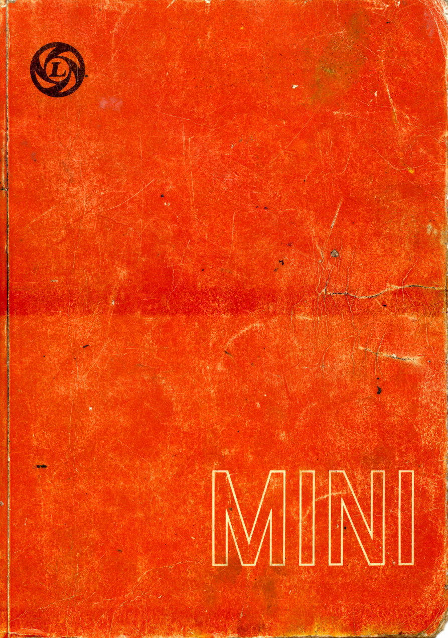 MINI COOPER Workshop Manual 1964 1965 1966 1967 1968 1969 1970 preview img 1