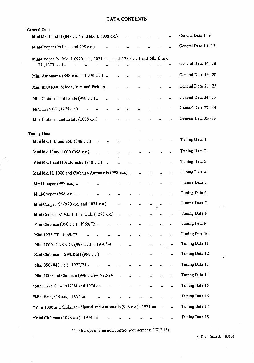 MINI COOPER Workshop Manual 1964 1965 1966 1967 1968 1969 1970 preview img 8