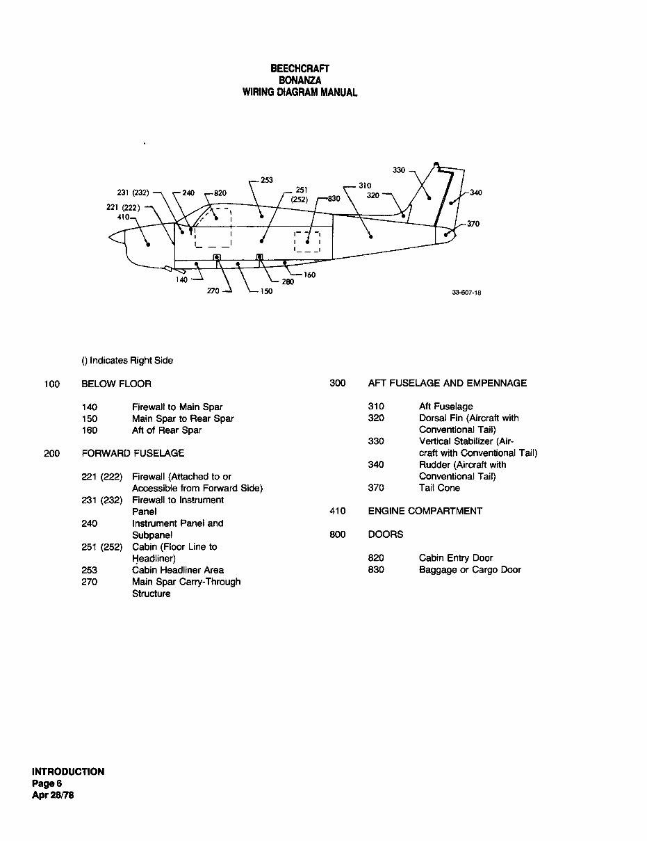 beechcraft Bonanza 36 35 parts & service manual preview img 10