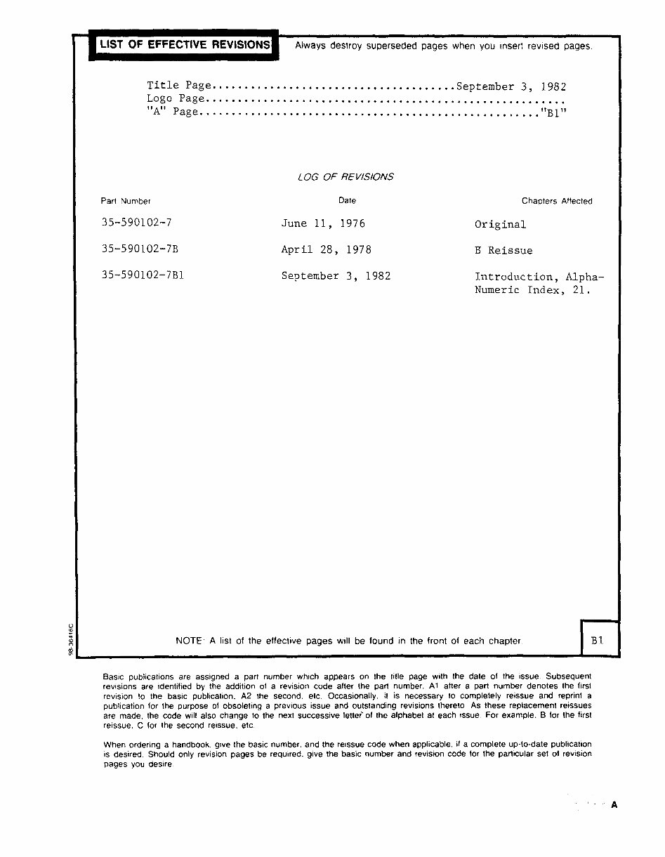 beechcraft Bonanza 36 35 parts & service manual preview img 3